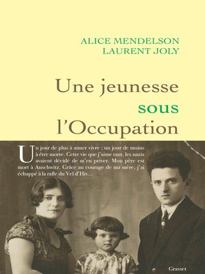 cover image of Une jeunesse sous l'Occupation
